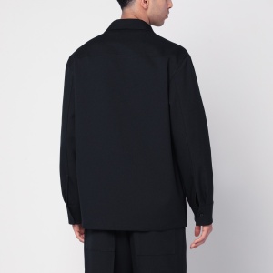 Jil Sander Midnight blue lightweight jacket in technical gabardine - Img 2