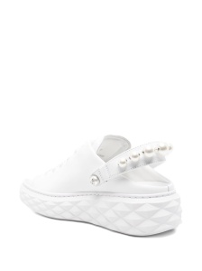 Jimmy Choo 50mm pearl-slingback platform sneakers - Img 3