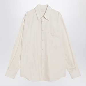 LEMAIRE Ivory cotton and silk shirt