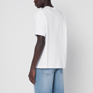 Maison Kitsuné White T-shirt with logo print - Img 2