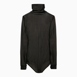 Maison Margiela Black viscose jersey bodysuit - Img 2