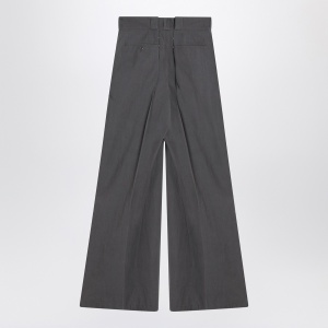 Maison Margiela Charcoal grey pleated trousers - Img 2
