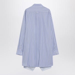 Maison Margiela Light blue striped shirtdress - Img 2