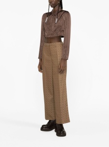 MARINE SERRE Trousers Beige - Img 4