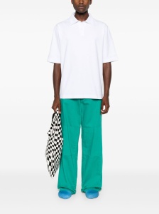 Marni logo-patch polo shirt - Img 4