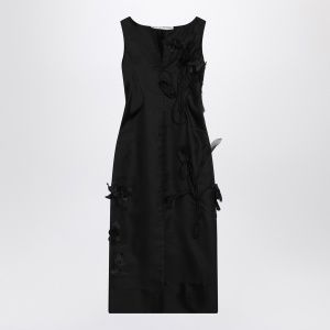 MKDT Studio Atelier Dove black dress in silk and wool