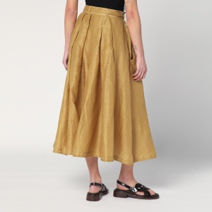 MKDT Studio Nova pleated skirt in ramie - Img 2