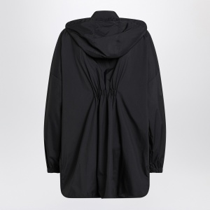 Moncler Black zip parka in nylon - Img 2