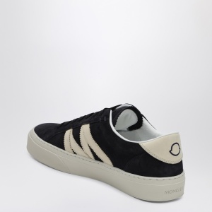 Moncler Monaco2 navy blue suede trainer - Img 2