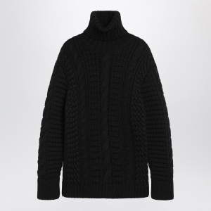Moncler X Edward Enninful Black wool turtleneck sweater