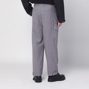 OAMC Peacemaker grey wool-blend trousers - Img 2