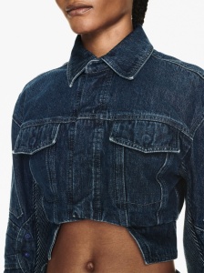 Off White Cropped denim jacket - Img 2