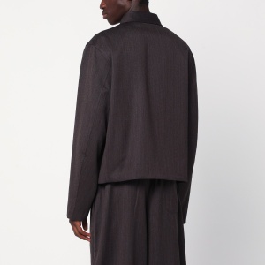 Our Legacy Brown zip-up wool jacket - Img 2