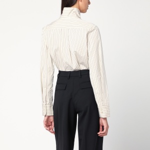 Patou Striped shirt with scarf collar - Img 2