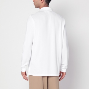 Polo Ralph Lauren White cotton polo Custom Slim-Fit - Img 2