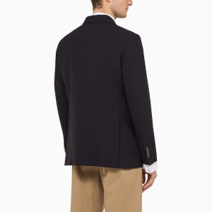 PT Torino Navy blue single-breasted jacket in wool blend - Img 2