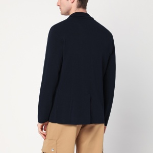 Roberto Collina Navy blue cotton jacket cardigan - Img 2