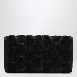 ROGER VIVIER Black Flower clutch bag Efflorescence - Img 2