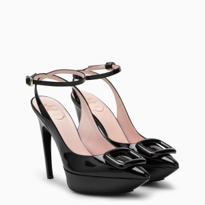 ROGER VIVIER High black patent leather sandal - Img 2