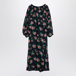 ROTATE Birger Christensen Dress with floral pattern in recycled polyester - Img 2