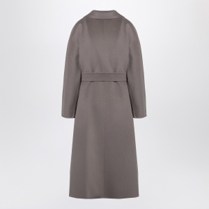 S Max Mara Grey midi coat in wool drap - Img 2
