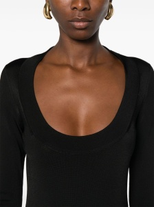 Saint Laurent Décolleté Mini Dress - Img 3