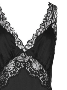 Saint Laurent lace-panel midi dress - Img 2