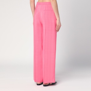 Semicouture Pink viscose Marlee trousers - Img 2