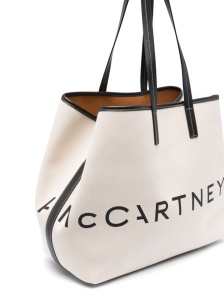 Stella McCartney logo-print detachable-purse bag - Img 4