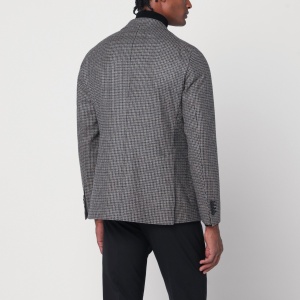 Tagliatore Beige/grey houndstooth jacket - Img 2