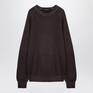 Tagliatore Brown virgin wool pullover