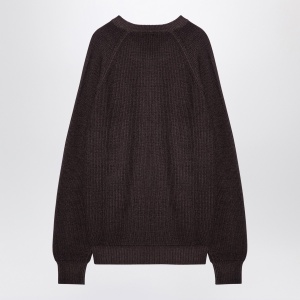 Tagliatore Brown virgin wool pullover - Img 2