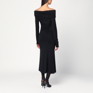 THE ANDAMANE Black Zoe midi dress - Img 2