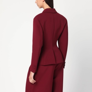 THE ANDAMANE Burgundy single-breasted jacket - Img 2