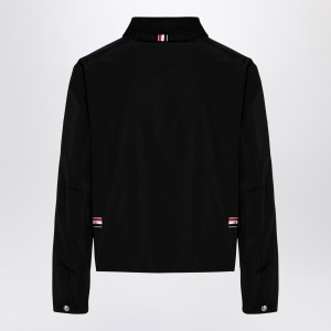 Thom Browne Black jacket with tricolour detail - Img 2