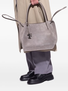 Tod's Drawstring Suede Tote Bag - Img 2