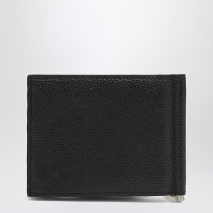 Valentino Garavani Black bi-fold Vlogo wallet with clip - Img 2