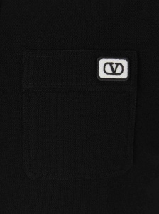 Valentino Logo-patch polo shirt - Img 4