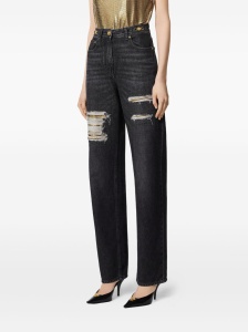 Versace Metal Mesh Regular-Fit Jeans - Img 4
