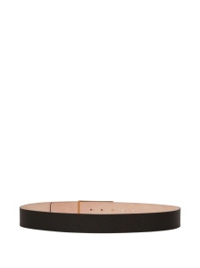 Victoria Beckham Jumbo Frame Belt In Black Grained Leather - Img 4