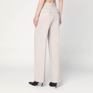 Victoria Beckham Pumice-coloured trousers in wool blend - Img 2