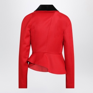 Vivienne Westwood Stormy red asymmetrical wool jacket - Img 2