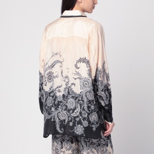 ZIMMERMANN Cream Rhiannon shirt with fantasy print - Img 2
