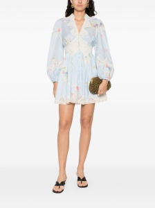 Zimmermann Lucky plunging lace mini dress - Img 2