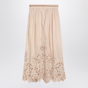 ZIMMERMANN Wylie cream colored midi skirt - Img 2
