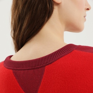 1989 STUDIO Color block crew neck sweater - Img 2