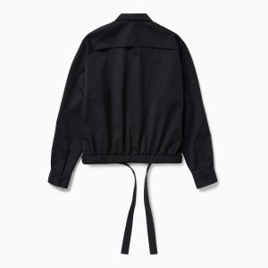 1989 STUDIO Dark blue short trench jacket - Img 2