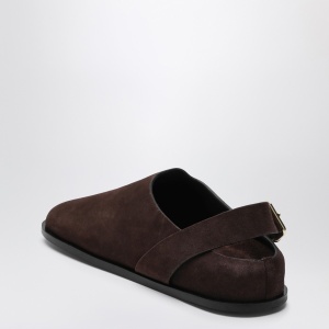 A.EMERY The Louis Clog marroni in suede - Img 2