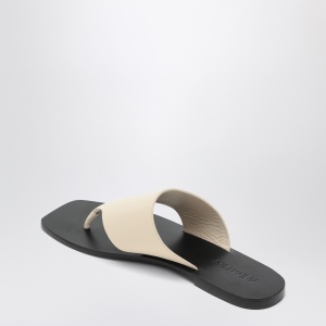A.EMERY The Paton Sandals ivory in leather - Img 2