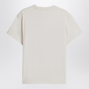 adidas x Brain Dead Ivory cotton T-shirt with logo - Img 2
